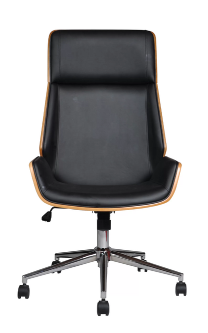 Scaun de birou directorial US116 Calisto, Negru, 60x65x111-118 cm