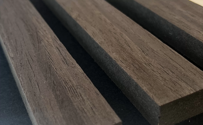 Panou riflat acustic, nuc inchis 240x60x2.1 cm